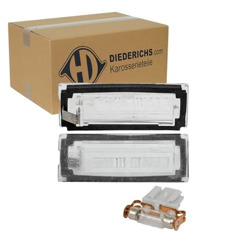 Image of DIEDERICHS 3484092 Number Plate Light, C5W, Both Sides, with Bulb