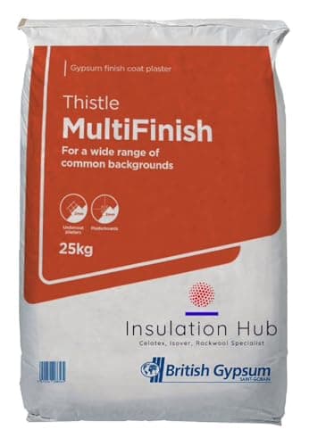 Image of Plaster British Gypsum Thistle Multi Finish coat 25kg x 56 Full Pallet