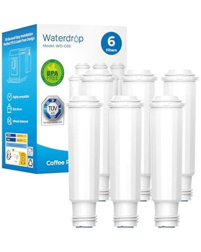 Image of Waterdrop Coffee Filter Cartridge, Compatible with Nivona® Water Filter Cartridge, Melitta® Filter Cartridge, Krups® F088, Krups® EA829S, Jura®, Melitta® Barista TS and More, TÜV SÜD Certified (6)