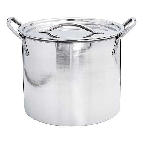 Image of Buckingham Stock Pot with Stainless Steel Lid Multi Purpose Boiling Pot for Soups Stews & Pasta (8 litres)