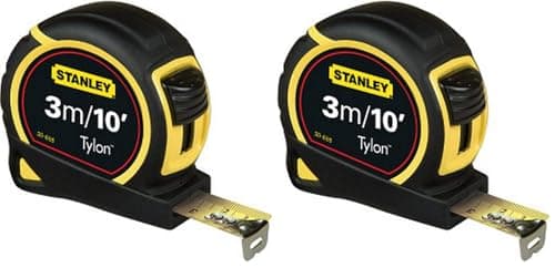 Image of STANLEY 0-30-686 Tylon Tape, 3m/10ft (Pack of 2)