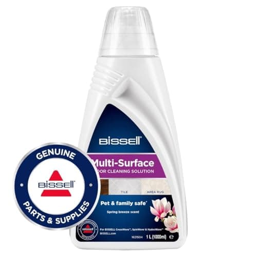Image of BISSELL Multi-Surface Floor Cleaning Solution, For BISSELL CrossWave & SpinWave, 1L, Everyday cleaning for sealed hard floors and area rugs, 1789L