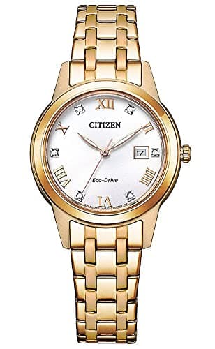 Image of Citizen Women's Analogue Eco-Drive Watch with a Stainless Steel Band Elegance