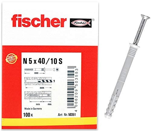 Image of fischer N 5 x 40 Z Hammerfix Frame Fixing, Pack of 100, 50351