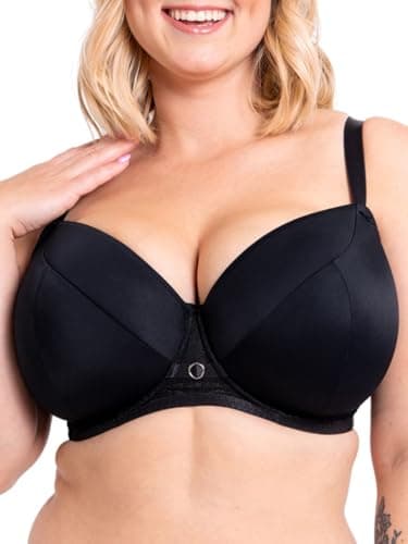 Image of Curvy Kate Daze Padded T-Shirt Balcony Bra Black 38DD