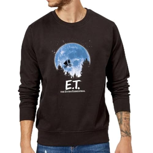 Image of Zavvi ET Moon Silhouette Sweatshirt - Black M
