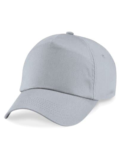Image of Beechfield Original 5 Panel Cap Colour=Light Grey Size=O/S