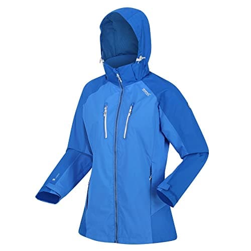Image of Regatta Womens/Ladies Calderdale IV Waterproof Jacket (10 UK) (Sonic Blue/Lapis Blue)
