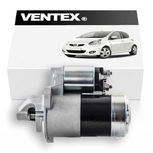 Image of VENTEX® Starter Motor VSM8201 compatible with Toyota Aygo Citroen C1 Peugeot 107 1.0 2005-2014