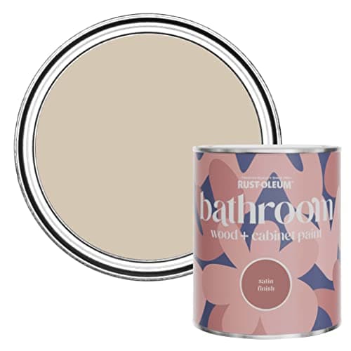 Image of Rust-Oleum Light Brown Moisture Resistant Bathroom Wood and Cabinet Paint in Satin Finish - Butterscotch 750ml
