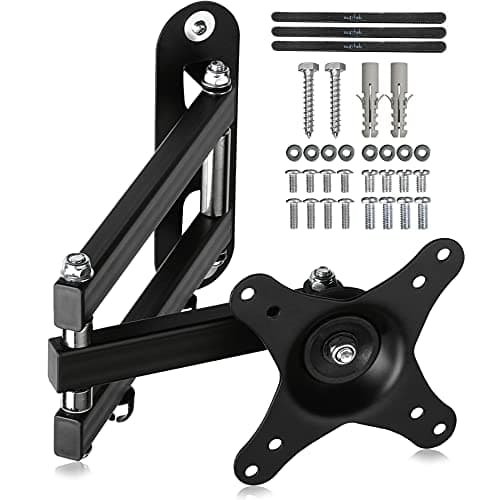Image of Suptek TV Wall Bracket Mount Swivel and Tilt for Most 15"-32" LED, LCD, OLED Flat Screen TVs and Monitors with VESA 75x75-100x100mm up to 13kg Full Motion Monitor Wall Bracket MA2720
