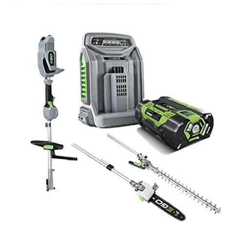 Image of EGO MHCC1002E MULTI-TOOL KIT POLE HEDGE CUTTER CHAINSAW BATTERY & CHARGER