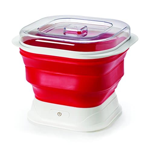 Image of Cuisipro 74735505 Large Folding Yoghurt Maker Red/White