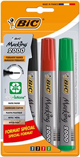Image of Bic TS-140401 Marking 2000 Bullet Tip Permanent Marker, Pack of 4