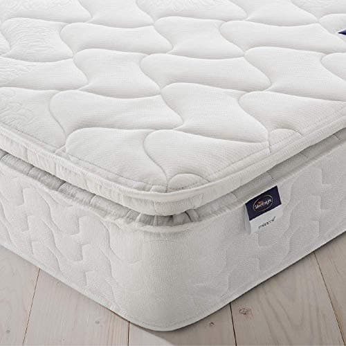 Image of Silentnight Pillowtop Mattress | Zoned Spring System | Eco Comfort Cushioning | Quilted Cover | Medium Firm | Double