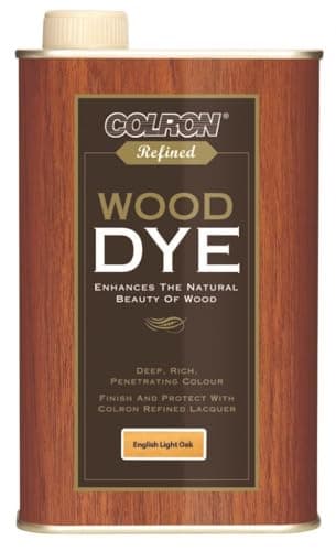 Image of Colron Refined Wood Dye 250ml English Light Oak