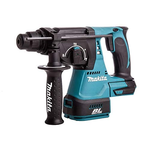 Image of Makita DHR242RTJ 18v Li-ion LXT Brushless 24mm SDS-Plus Rotary Hammer Complete with 2 x 5.0 Ah Li-ion Batteries, Charger Supplied in a Makpac Case
