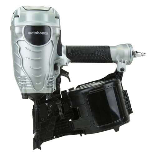 Image of Metabo HPT Coil Framing Nailer | Pneumatic, 1-3/4-Inch up to 3-1/2-Inch | Wire Collated Coil Framing Nails | Tool-Less Depth Adjustment | 5-Year Warranty | NV90AG(S)