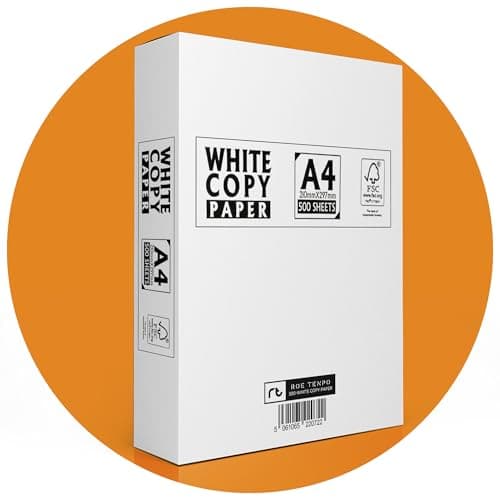 Image of Roe Tenpo Multi-Purpose A4 Printer Paper, White, 500 Sheets – Compatible A4 Paper with Inkjet, Laser Printers & Copiers, Perfect for Home & Office Use (500 Sheets)