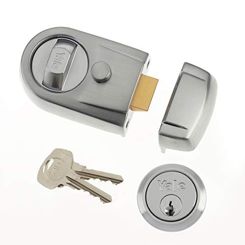 Image of Yale P-Y3-SC-SC-60 - Contemporary Nightlatch - 60mm - Satin Chrome Finish - Standard Security