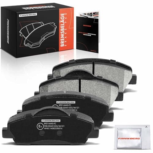 Image of Frankberg Brake Pad Set incl. 4x Pads Front Compatible with 308 SW II L4 LC LJ LR LX 308 II L3 LB LH LP LW C4 Cactus C-Elysee DD 301 Replace# 1608691380