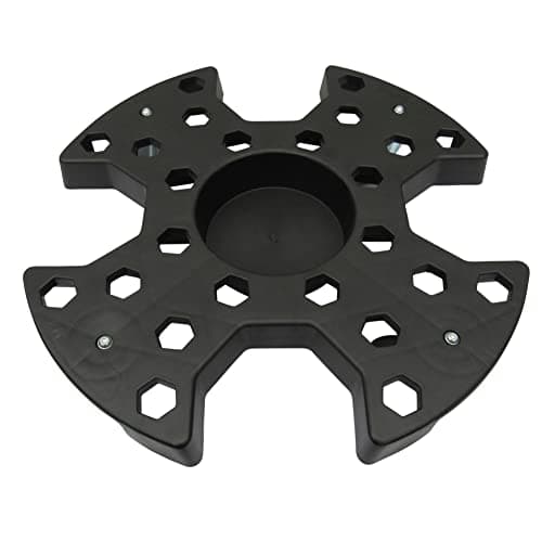 Image of Garage Tyre Storage Dolly (Workshop Wheel Transport Casters)