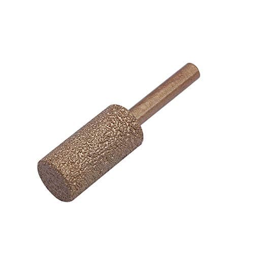 Image of KATSU Tools Die Grinder Burr Diamond Router Bit 6mm Shank Grit 40# Cylinder 15x30