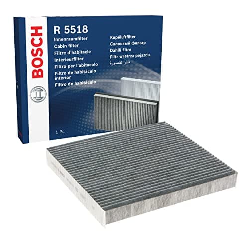 Image of Bosch R5518 Activated Carbon Cabin Filter, Replacement Filter - Against Unpleasant Smells, Pollen and Dust for Cleaner Air Inside the Vehicle
