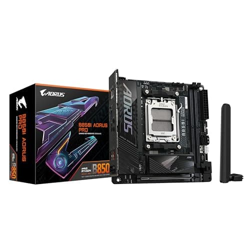 Image of Gigabyte B850I AORUS PRO Motherboard - AMD Ryzen 9000 Series CPUs, 8+2+1 Phases Digital VRM, up to 8400MHz DDR5 (OC), 1xPCIe 5.0 + 1xPCIe 4.0 M.2, 2.5LAN, WIFI 7, USB 3.2 Gen 2