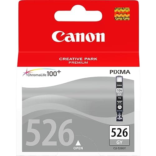 Image of Canon CLI-526GY Grey Ink Cartridge - Genuine Printer Ink Cartridge - Compatible with PIXMA MG Printers