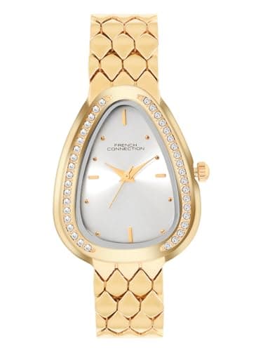 Image of French Connection Sunray Dial | Analog Watch for Women's, Silver, Dress