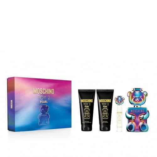 Image of Moschino Toy 2 Pearl Eau de Parfum Gift Set 2024 (100ml EDP, Body Lotion, Shower Gel and 10ml Travel Spray)