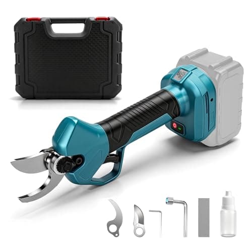 Image of Cordless Pruning Shears Compatible with Makita 18V Battery, Brushless Motor, LCD Digital Display, 35mm Max Cutting Diameter, for Pruning Trees and Shrubs(No Battery)