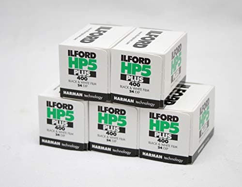 Image of Ilford HP5 + Black and White Film, 24 exp, Multipack 5