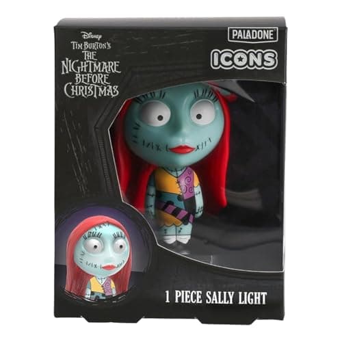 Image of Paladone Sally Icon Light - Officially Licensed Nightmare Before Christmas Merchandise, Collectible Gift for Film Fans, Spooky Halloween Decor, Battery Powered, (10 cm)