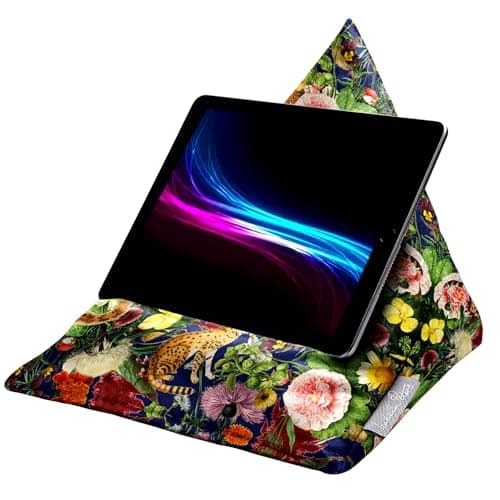 Image of Izabela Peters Luxury Velvet Cushion Stand | For iPad, Tablet, Phone Holder | Book Stand | Junglescape