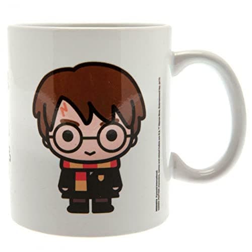 Image of Pyramid International Harry Potter Ceramic Mug with Japanese Style Chibi Illustrations of Harry Potter in Presentation Box - Official Merchandise
