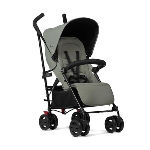 Image of Silver Cross - Pop 2 Pushchair - Foldable Travel Stroller - Buggy - Adjustable/Lie Flat Seat - Newborn to 4 Years - Sage