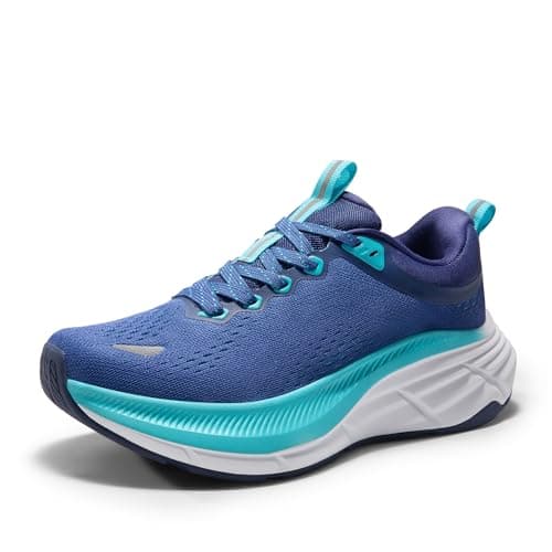 Image of NORTIV 8 Women's Road Running Shoes Cushion Comfortable ActiveBreeze Running Tennis Walking Shoes Non-Slip Workout Gym Sports Athletic Breathable Fashion Sneakers,Size 4.5,Blue,SNWS248W