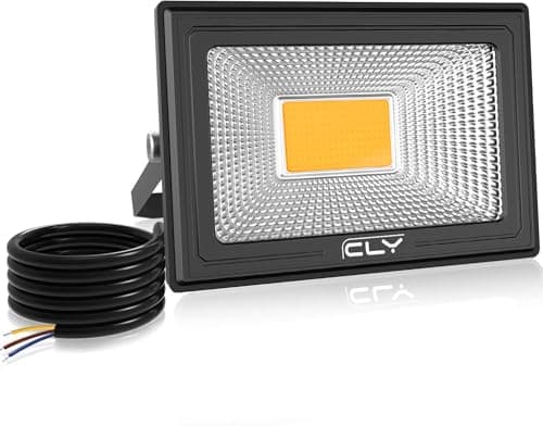 Image of CLY 35W LED Floodlight, 3000 Lumen IP66 Waterproof Security Lights, Upgrade 30W Flood Lights Super Bright LED Outdoor Light, 2700K Warm White Wall Light for Garden, Warehouse, Parking Lot, Yard