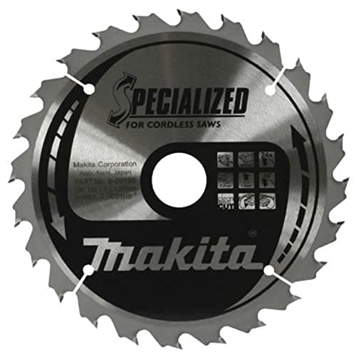 Image of Makita Specialised B-09167 Circular Saw Blade 165mm x 20 24 Teeth