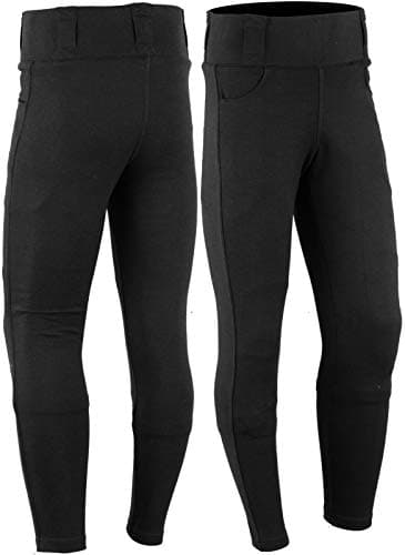 Image of Bikers Gear Australia Women's Kl901-18 Ladies Kevlar Lined Protective Motorcycle Leggings with Removable CE Armour, Black, 18 UK