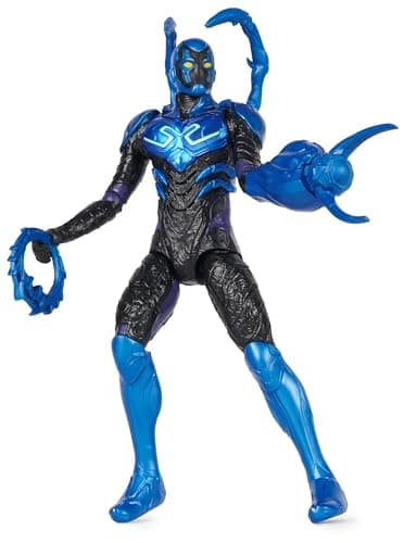 Image of DC Comics, Battle-Mode Blue Beetle Action Figure, 30cm, Lights and Sounds