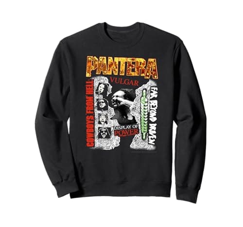 Image of Official Pantera Cowboys From Hell Vintage Groove Metal Band Sweatshirt