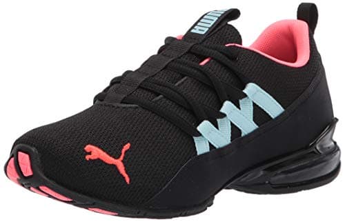 Image of PUMA Womens Riaze Prowl Sneakers Running Shoe, Puma Black-Ignite Pink-Aquamarine, 9