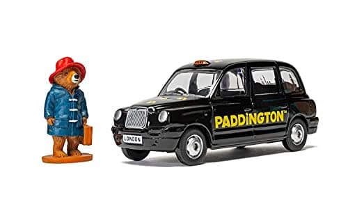 Image of Corgi Diecast Model Cars - CC85925 London Taxi and Paddington Bear Figure - Men & Women Souvenir Gifts from UK - Small Die Cast Toy Car Models for Boys, Gift for Motor Enthusiasts