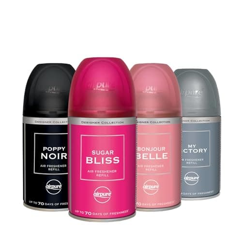 Image of MIX Automatic Spray Refills, Air Freshener, 250ml, Designer Collection, Pack of 4