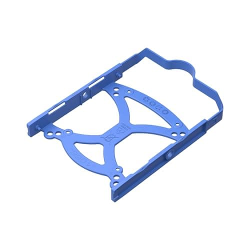 Image of 5.25" to 3.5"/2.5" Drive Bay Adapter Tray Rail Thread Bracket with Easy Install Build Drive Bay Converter for Disc Mount