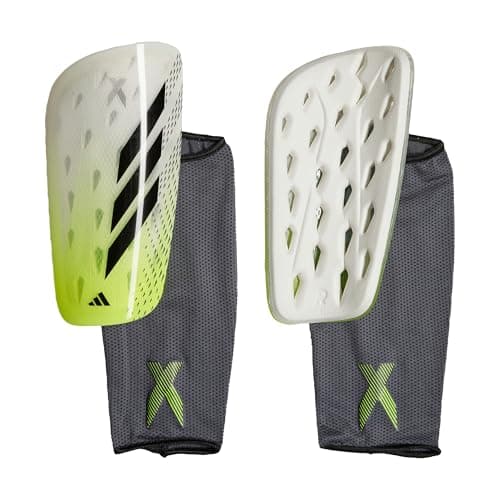 Image of adidas IA0841 X SG LGE Shin guards Unisex Adult white/black/lucid lemon Size L