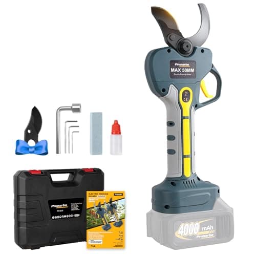Image of Prunarbo Electric Secateurs Cordless Pruning Shears 50MM (Battery and Charger Not Included) - Compatible with Makita 18V Battery (PR-E50-Body)